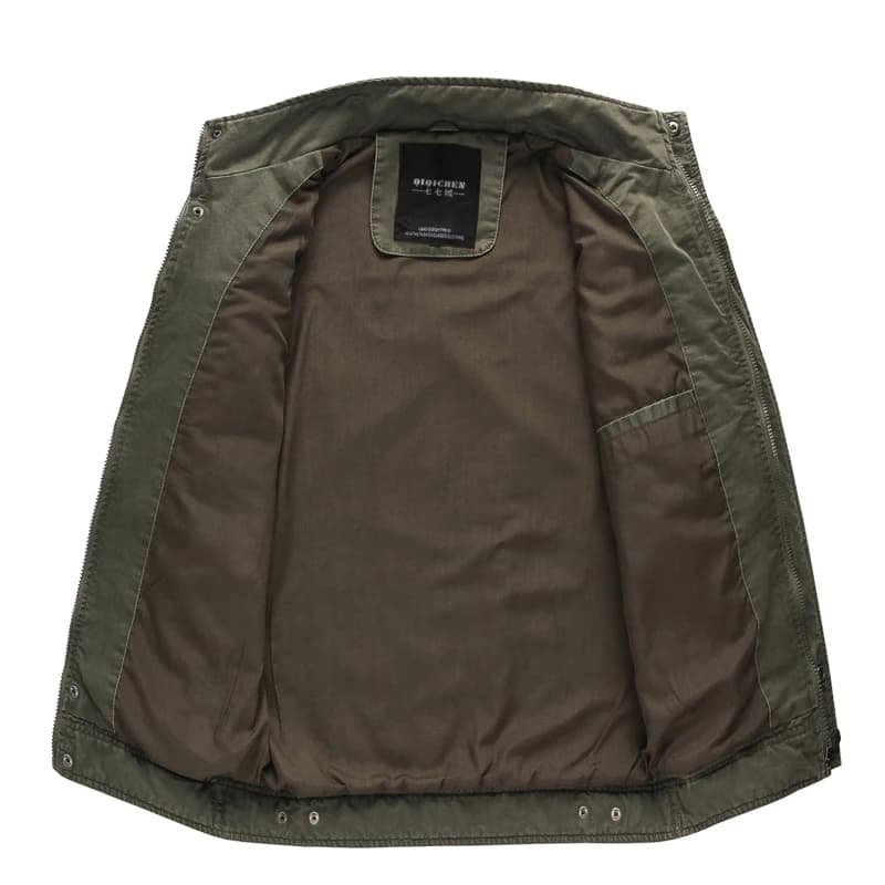 Veste militaire homme pêche cargo printemps automne grande taille armée air force pêche outdoor