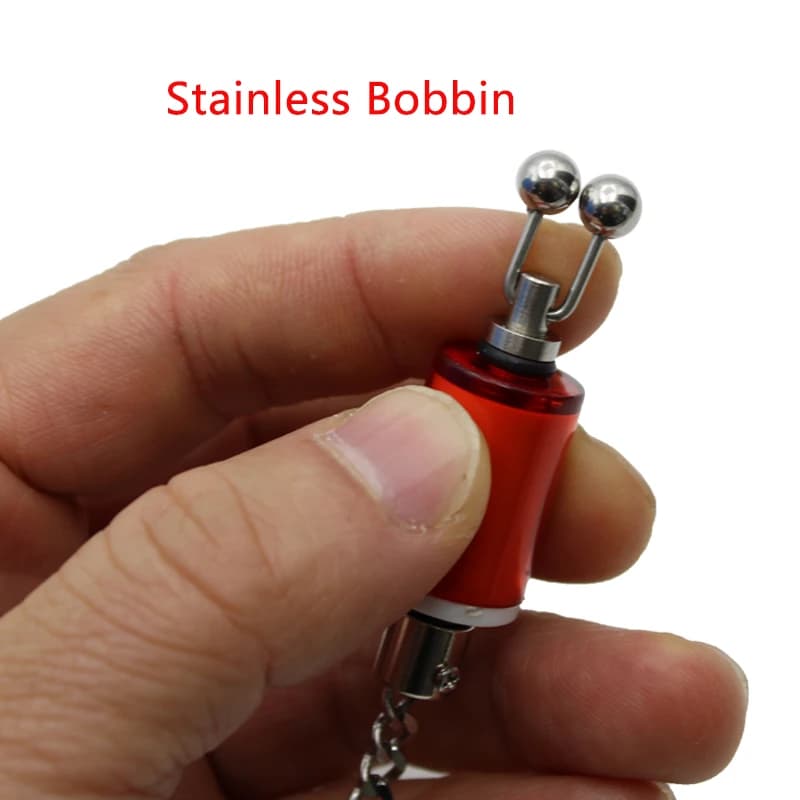 Indicateur de touche drop off avec chaîne inox pour pêche à la carpe et pêche au coup alarme