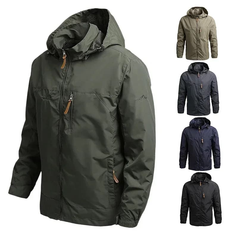 Coupe-vent de pêche automne hiver homme - Veste imperméable randonnée camping baseball pêche