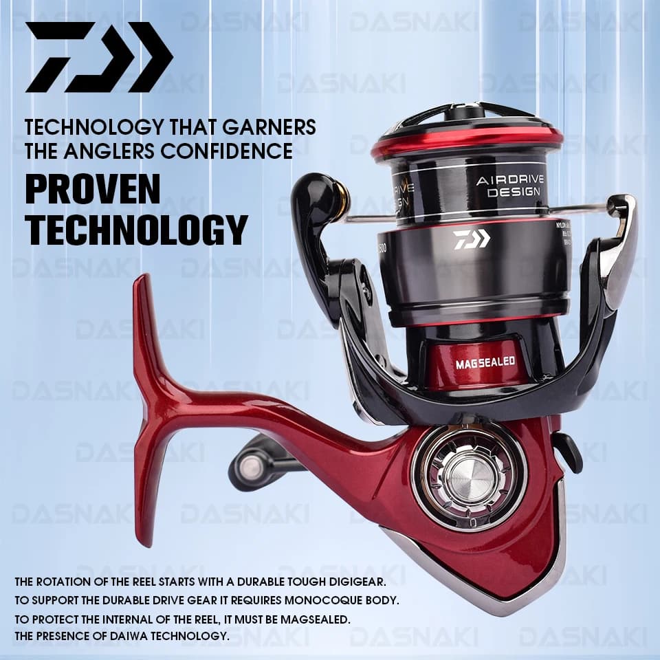 Moulinet DAIWA FUEGO CS LT 2025 - 1000 à 6000, 5.3:1/6.2:1, puissance 5-12KG pour eau de mer