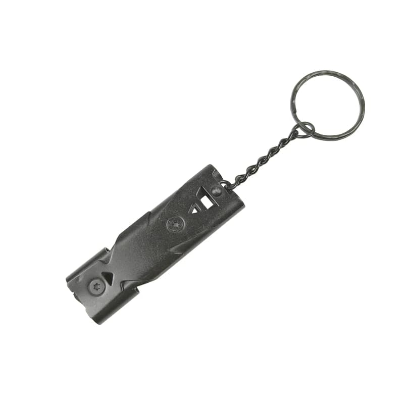 Sifflet double tube pendentif porte-clés haute puissance pour survie camping pêche France