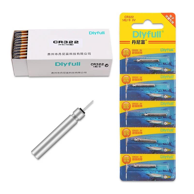 100 flotteurs électriques lumineux DLY pour pêche nocturne, modèles CR311 CR316 CR322 CR425 CR435