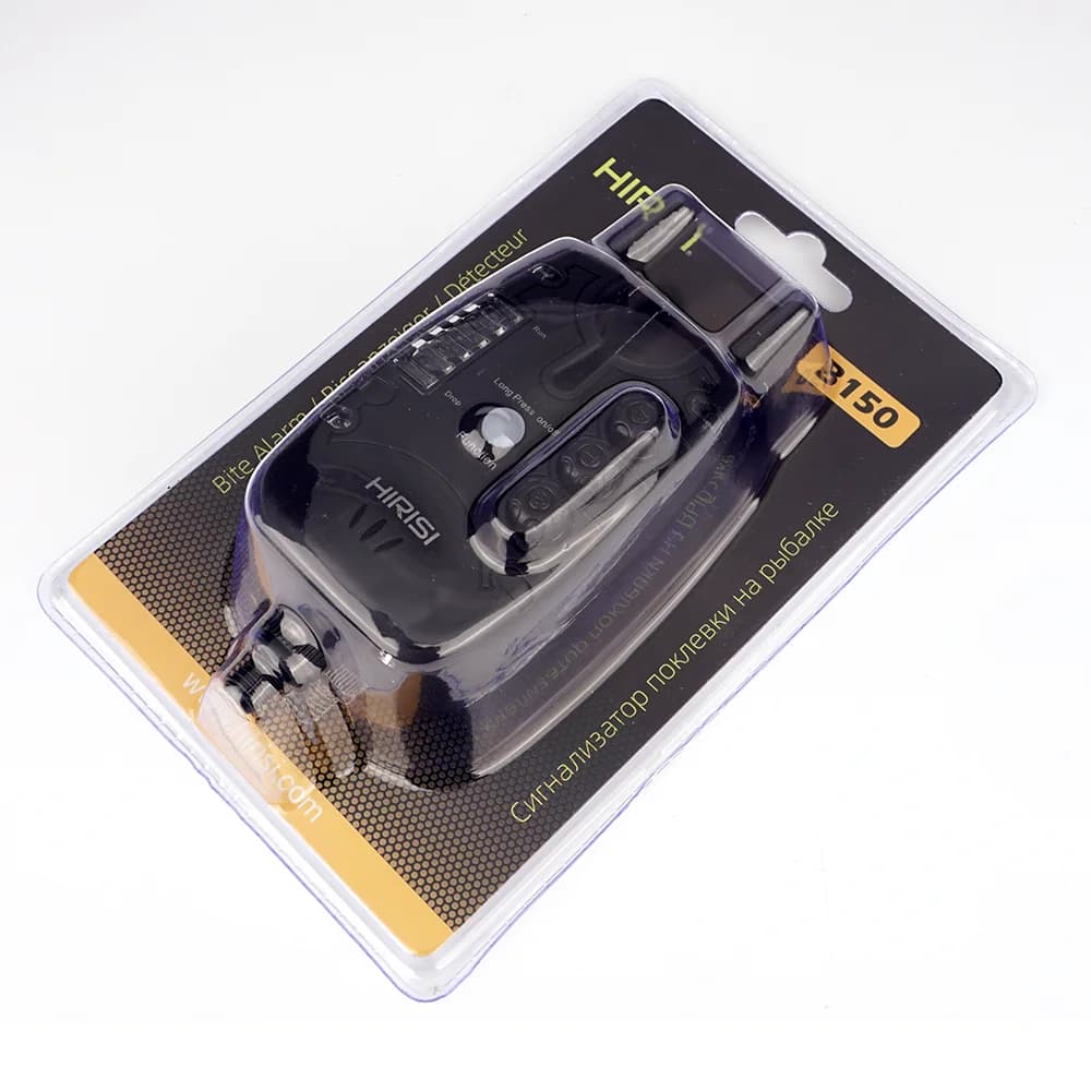 Alarme de touche pour pêche à la carpe Hirisi B150, volume et sensibilité réglables avec LED