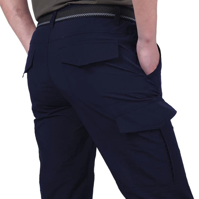Pantalon cargo tactique imperméable homme été 2023 - Pantalon militaire respirant séchage rapide pêche