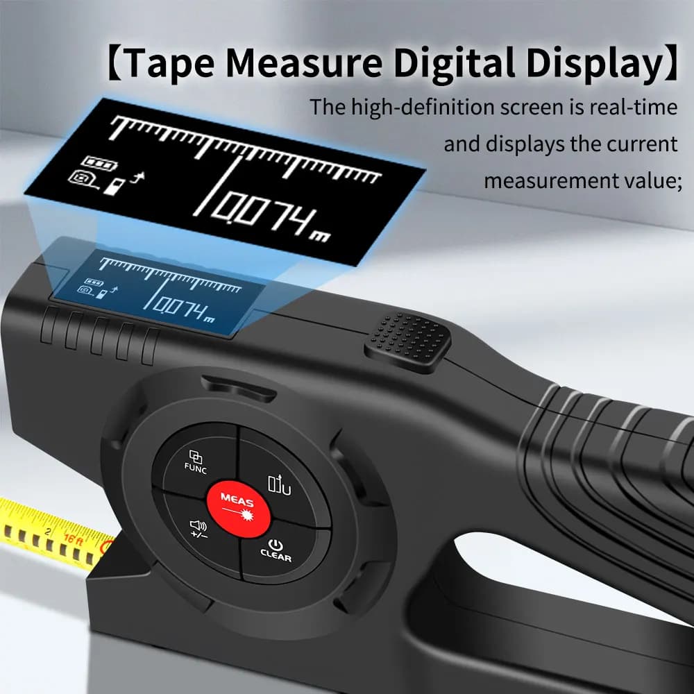 Télémètre laser Snakol 3en1 multifonction haute précision pour pêche et bricolage