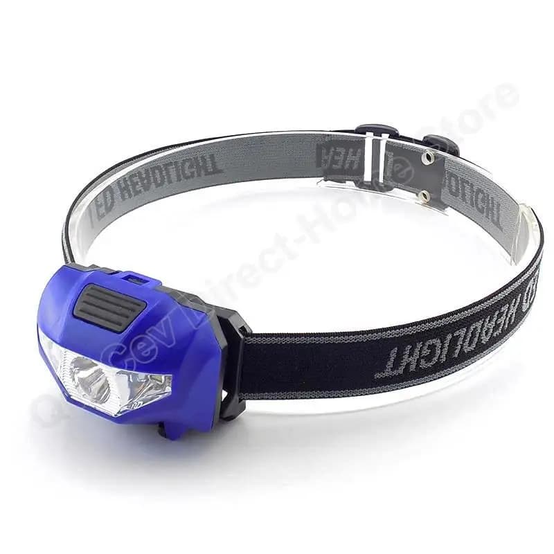 Mini lampe frontale pêche AAA LED petite puissante légère pour camping pêche nocturne et randonnée