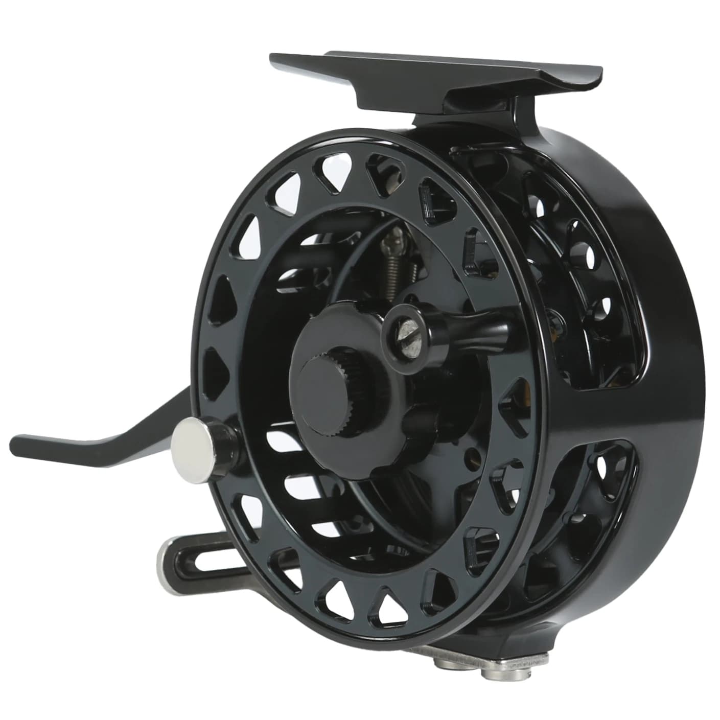 Moulinet à mouche automatique grande arbor 75mm diamètre aluminium usiné CNC pour nymphage eau douce