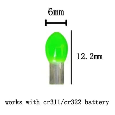 20 pièces de bâton lumineux pour pêche de nuit, 6 couleurs, compatible CR425 CR435 CR311 CR322