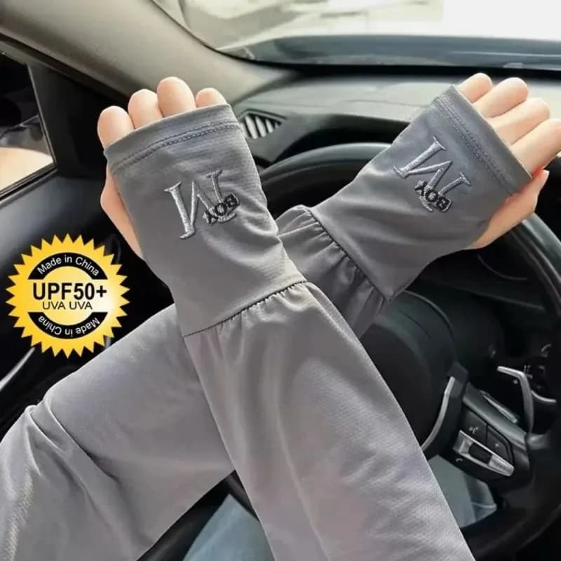 Manches de bras anti-UV pour pêche et conduite - Protection solaire légère et respirante pour hommes