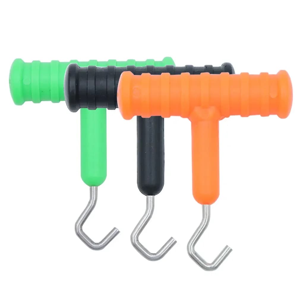 Outil montage hair rig pêche carpe 2 pièces pour nœuds hameçons équipement carpiste
