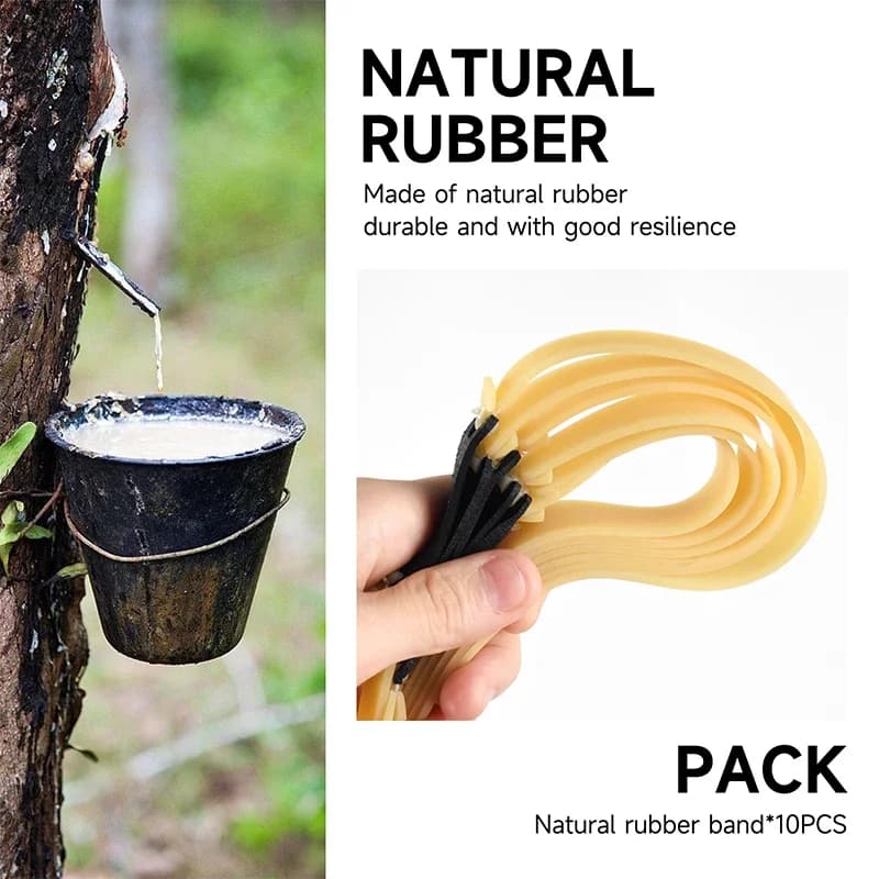 Bandes élastiques catapulte pêche 2.0mm haute élasticité précision latex