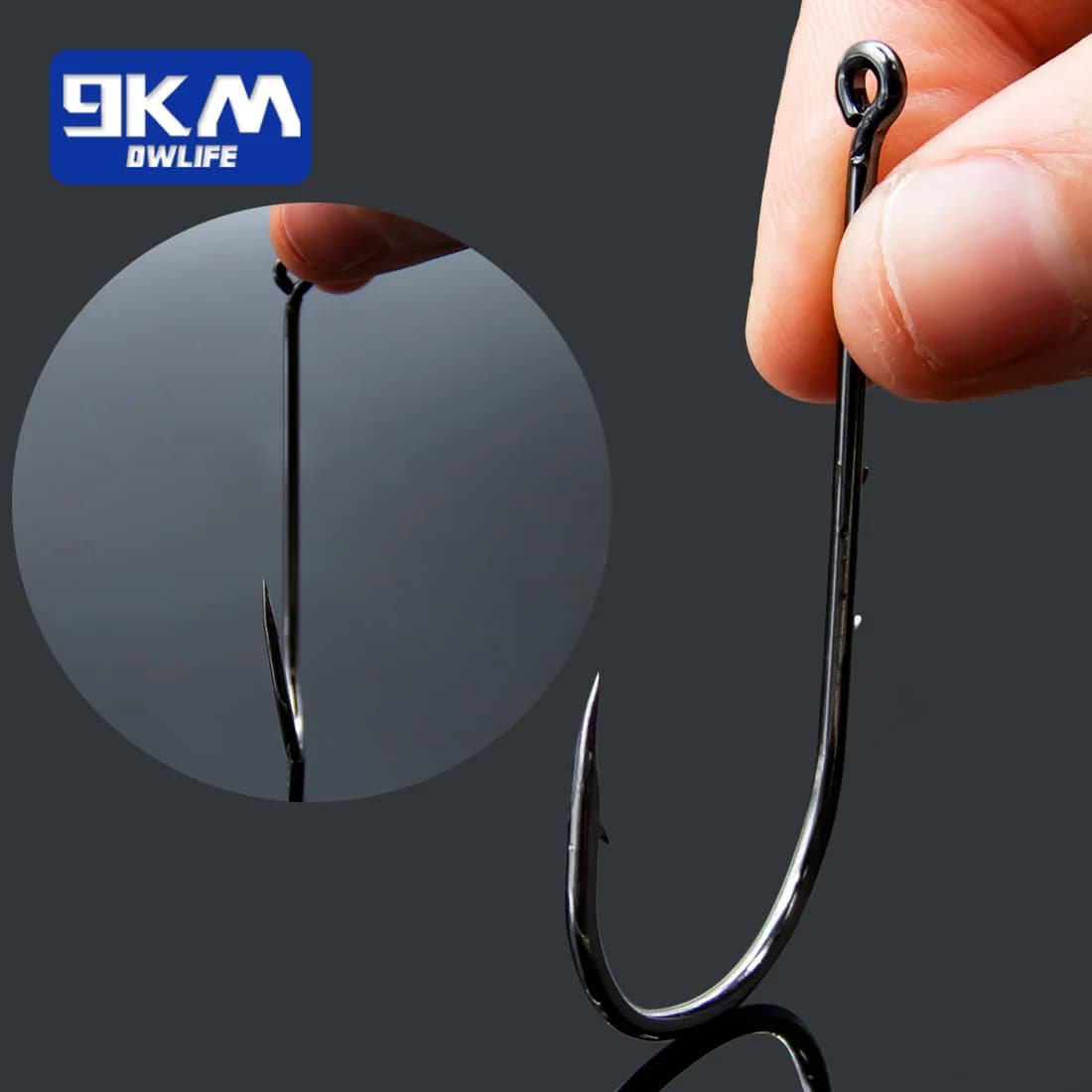 9KM 25Pcs Baitholder Fishing Hooks Sea Fishing Shank Beak Live Bait Holder - Hameçons porte-appâts mer
