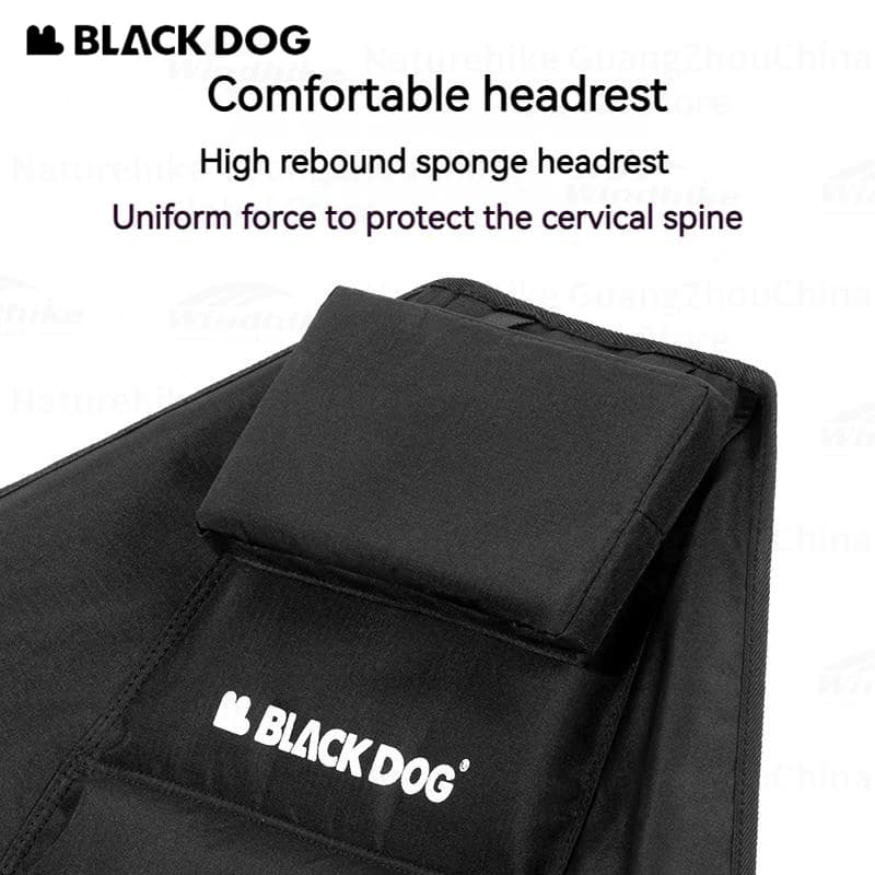 Chaise à bascule pliante Naturehike Blackdog portable 3.69kg pour camping et pêche