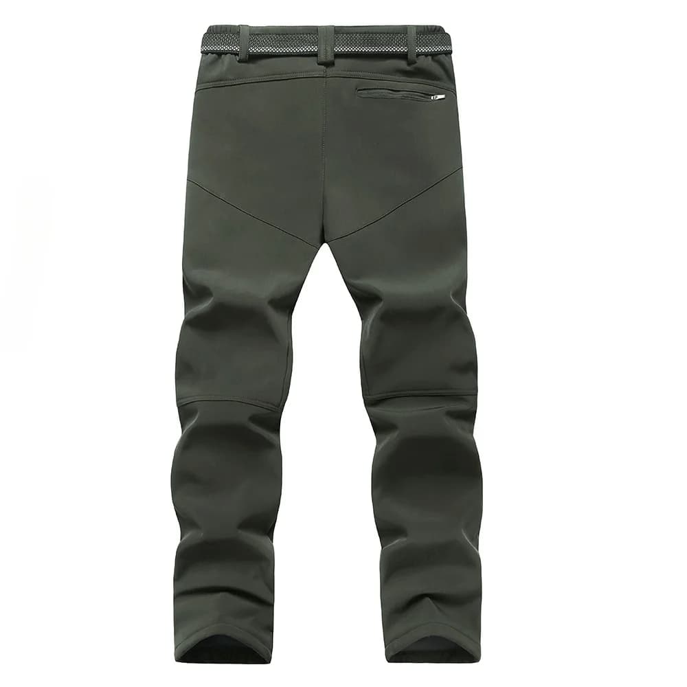 Pantalon imperméable grande taille homme doublure polaire chaud hiver automne pêche travail