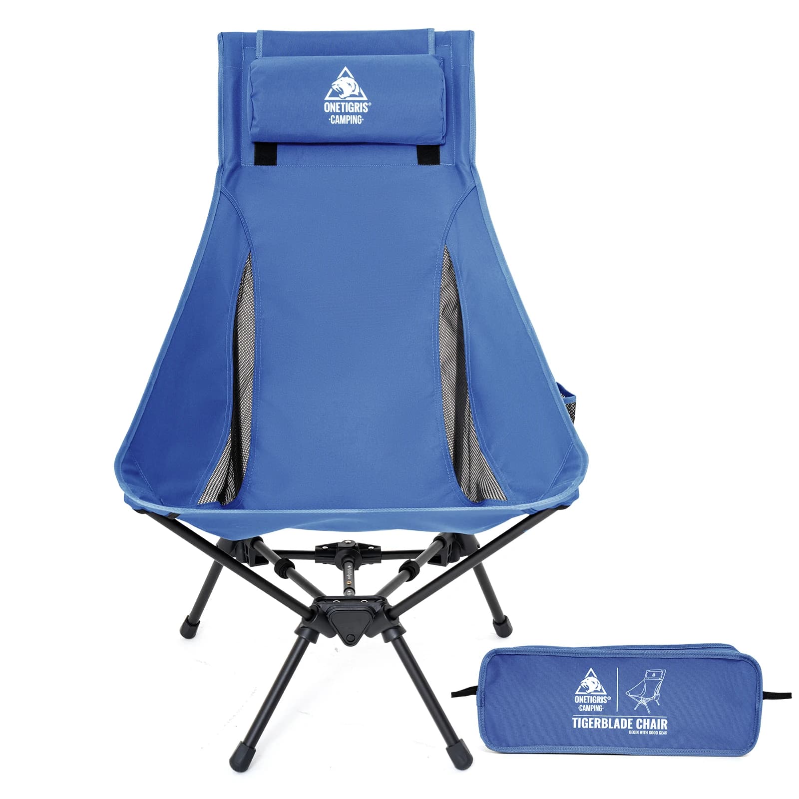 Fauteuil camping OneTigris Tigerblade haut dossier relaxant pliant pêche randonnée plage jardin