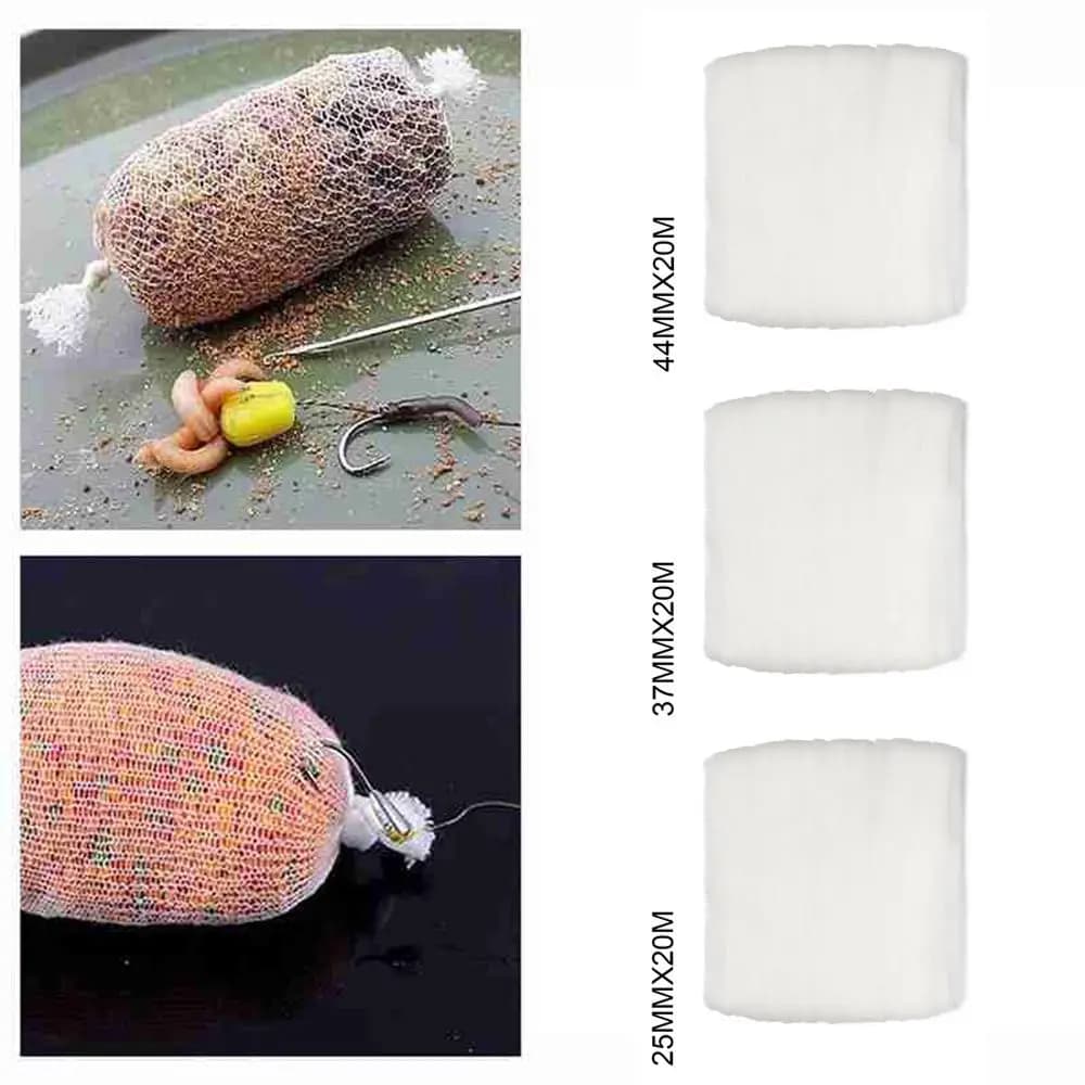 Sachet soluble PVA amorce carpe pêche au feeder enveloppe leurre mesh outils pêche rechargeable
