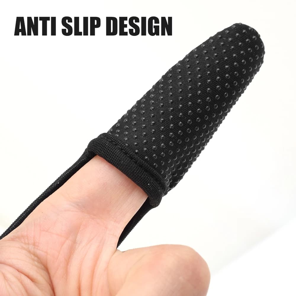 Gants de protection doigt unique pour lancer longue distance pêche avec manchon anti-dérapant index