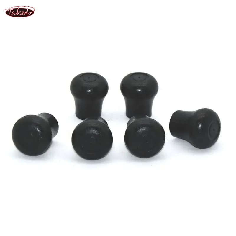 Bouchons talon TAKEDO QBC caps gomme protection DIY réparation composants canne pêche