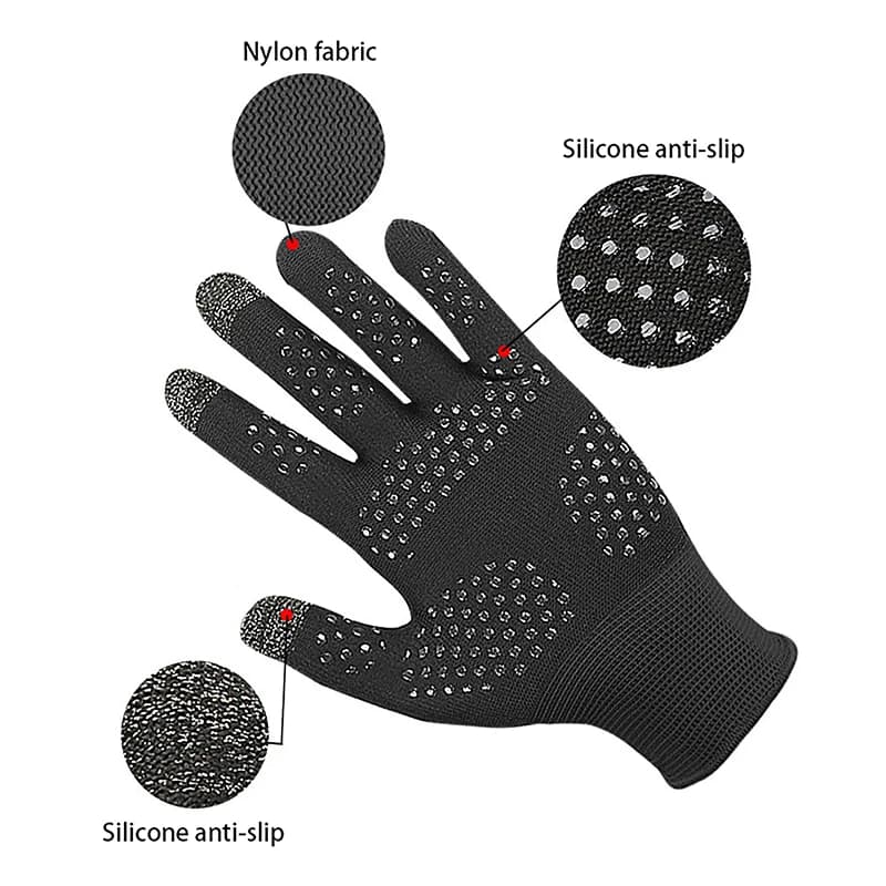 Gants tactiles imperméables anti-dérapage pour cyclisme randonnée pêche ski sports extérieurs