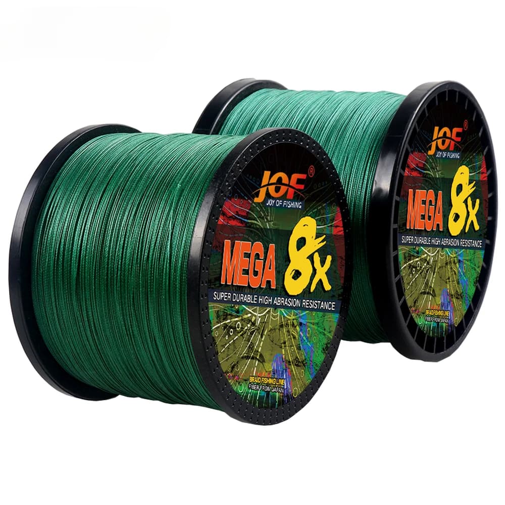 Ligne tressée JOF 8 brins 300m-500m multifilament PE pour bar et carpe 18LB-78LB accessoires pêche
