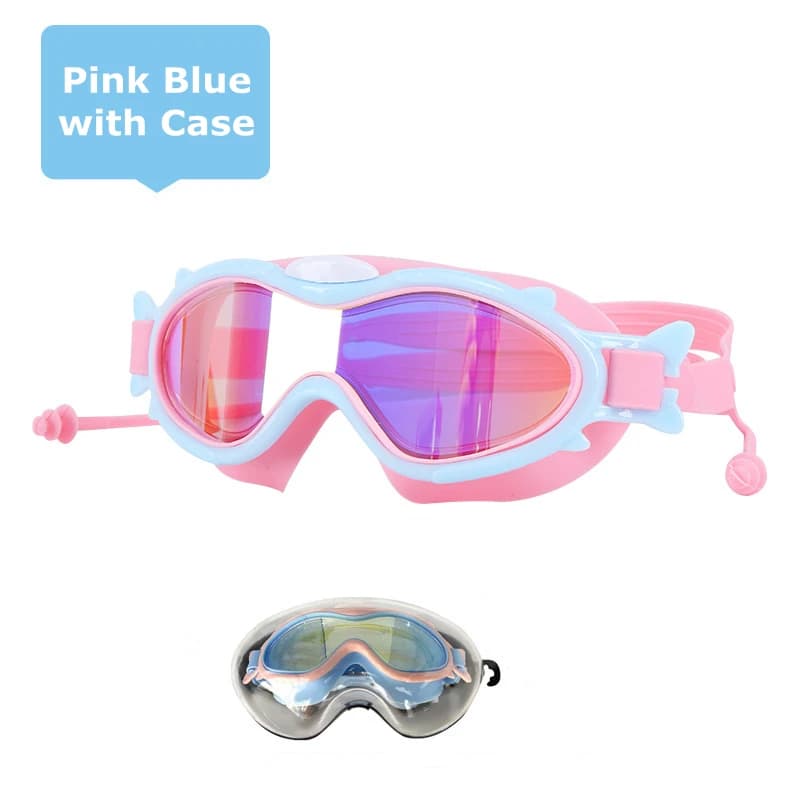 Lunettes de natation enfants professionnelles 4-15 ans - HD waterproof anti-buée UV - Équipement plongée