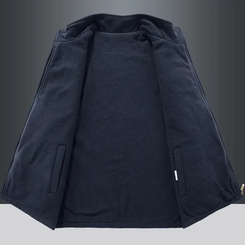 Gilet chauffant homme luxe pour pêche hiver - Veste chauffante extérieure grande taille confortable