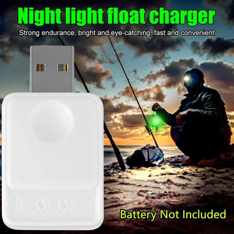Chargeur USB CR425 pour flotteurs de pêche électriques, bouée LED portable et accessoires de pêche