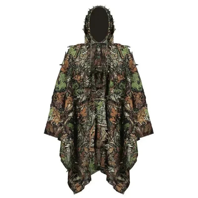 Vêtements pêche camouflage érable 3D - Tenue Ghillie discrétion optimale pêcheurs