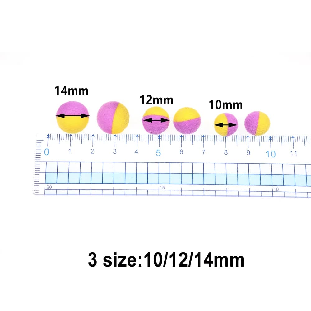 Pop up boilies JIGEECARP 50/100 pièces - Boules de mousse pour montages hair rig - Leurres carpe France