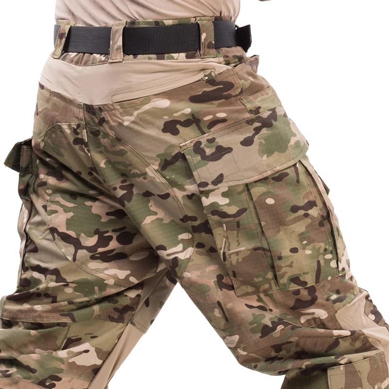 Pantalon tactique AUKU G3 camouflage chasse imperméable - Vêtements pêche technique