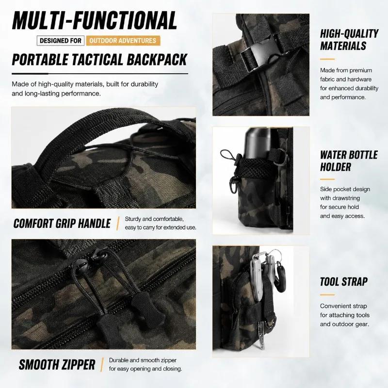 Sac bandoulière pêche étanche grande capacité avec porte-canne - Accessoires sport outdoor portable
