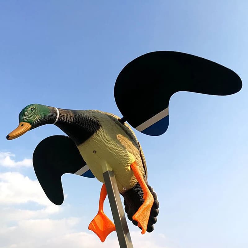 Leurre canard télécommandé haute simulation avec vent électrique pour chasse et décoration extérieure