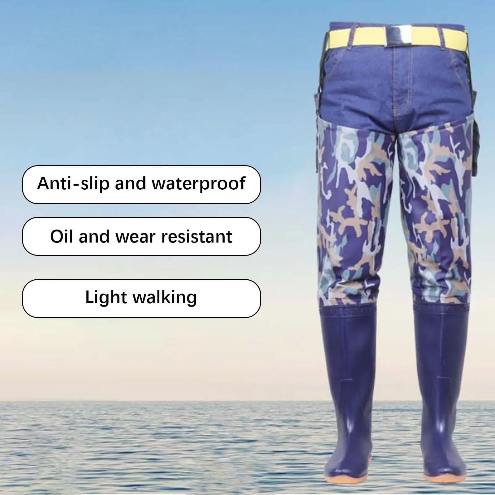 Waders cuissardes anti-dérapantes légères - Pour pêche jardinage agriculture activités riveraines