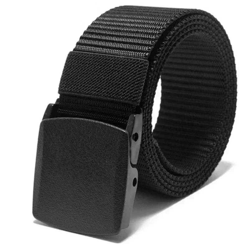 2Pcs ceinture nylon automatique boucle pêche chasse multifonction toile tactique qualité homme