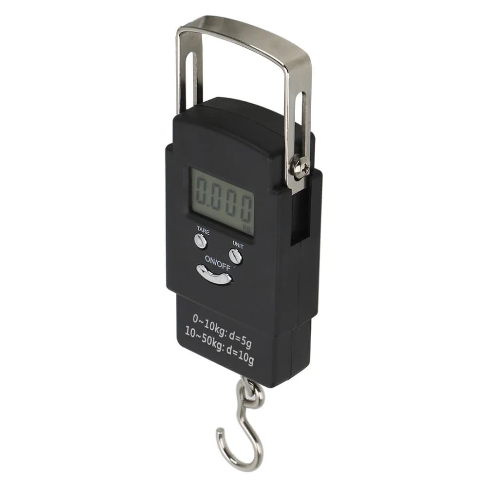 Balance numérique accrocheuse 50Kg/110lb LCD électronique pour pêche bagages voyage portable outil maison