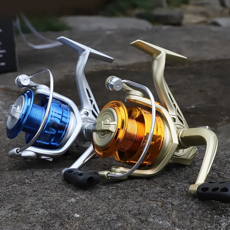 Moulinet de pêche spinning Billings pour eau douce et mer ultra-léger bobine pliante rocker interchangeable gauche droite