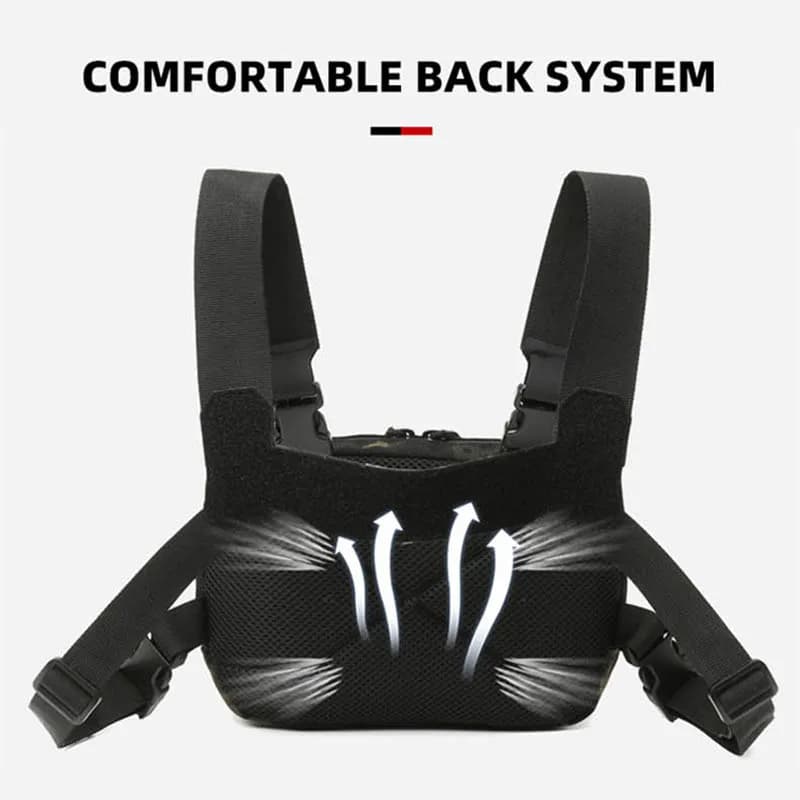 Sac poitrine pêche tactique étanche : randonnée, vélo, camping et activités outdoor