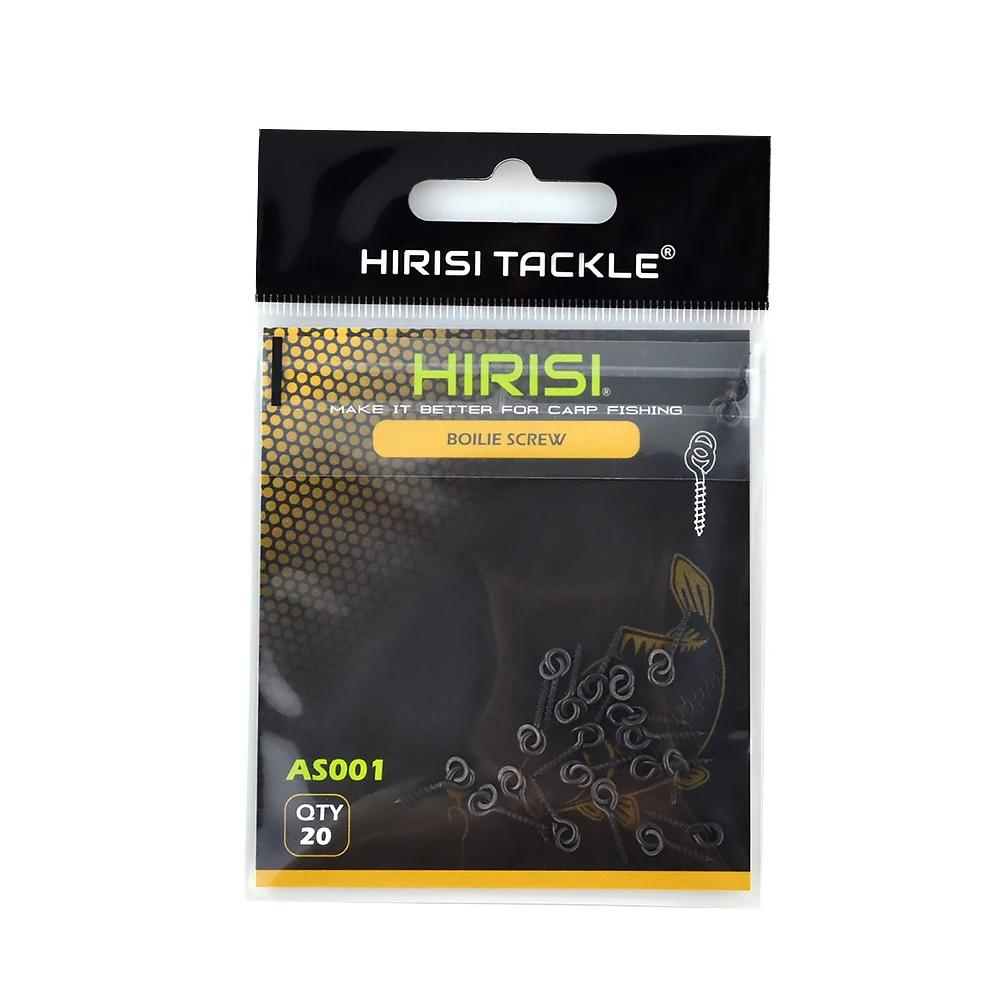 Hirisi 20 pièces vis à boilies pour carp fishing avec anneau solide outil appât chod rigs