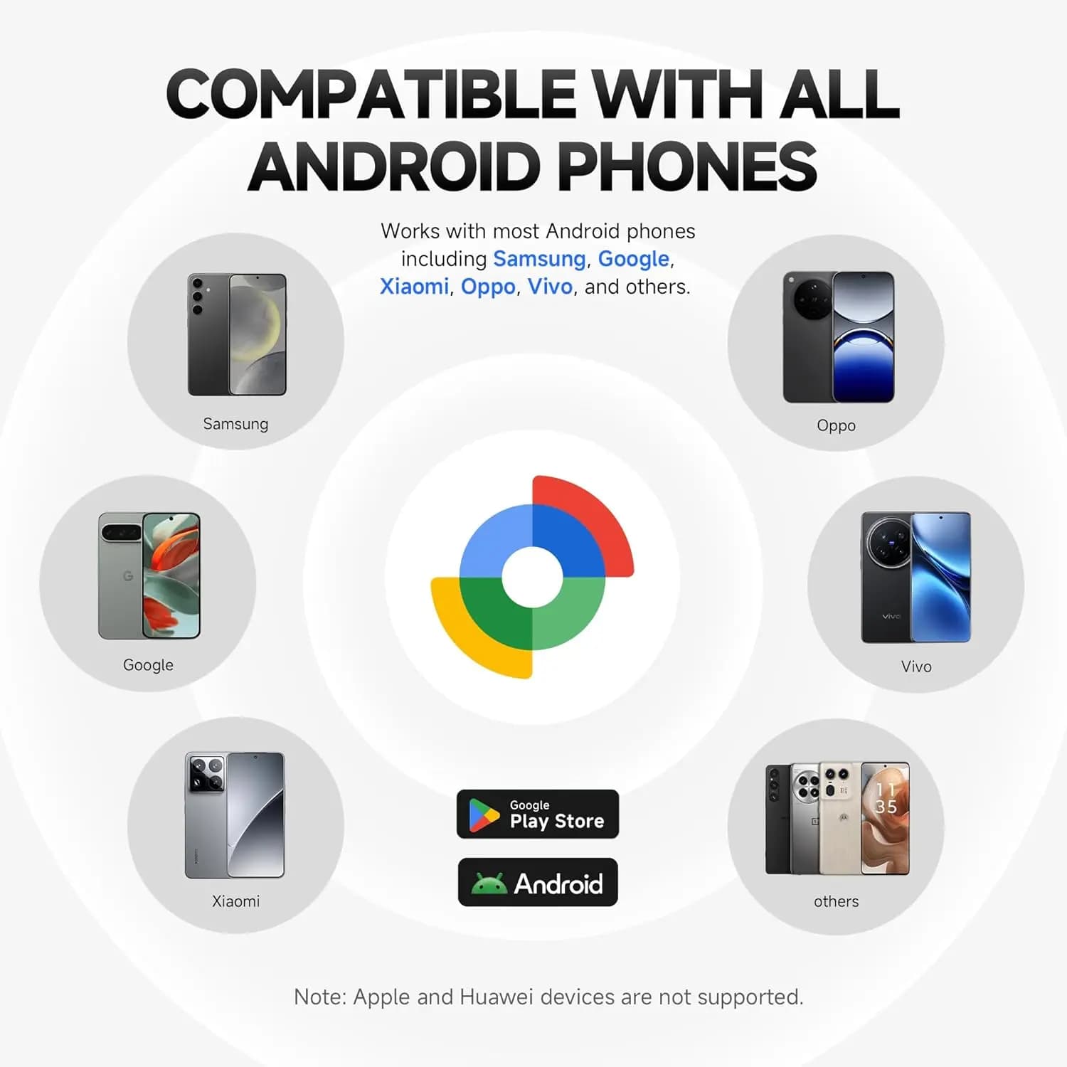 Tracker GPS MiLi compatible Google Find My pour Android - Traqueur d'activités étanche pêche