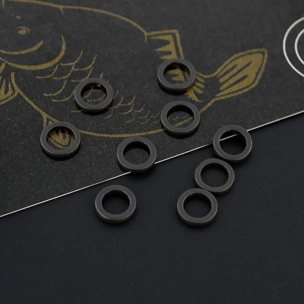 60 anneaux rig pêche carpe tailles multiples - O rings 2.0mm à 5.1mm pour montages hameçons liens