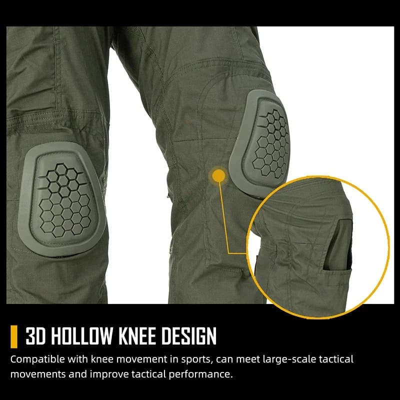 Pantalon combat pêche avec protections genoux pour pêche sportive intensive et compétition