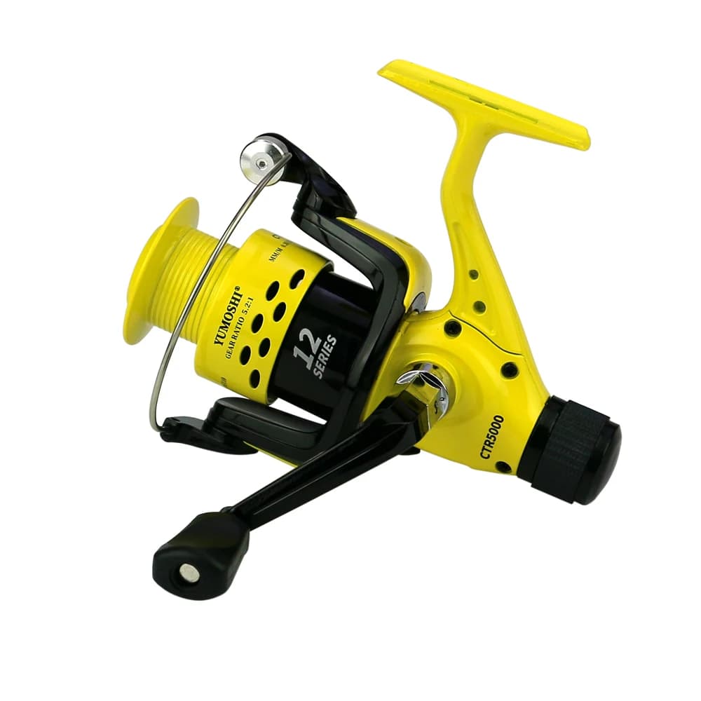 Moulinet de pêche 12BB CTR2000-7000 avec frein arrière et bras pliant pour rockfish