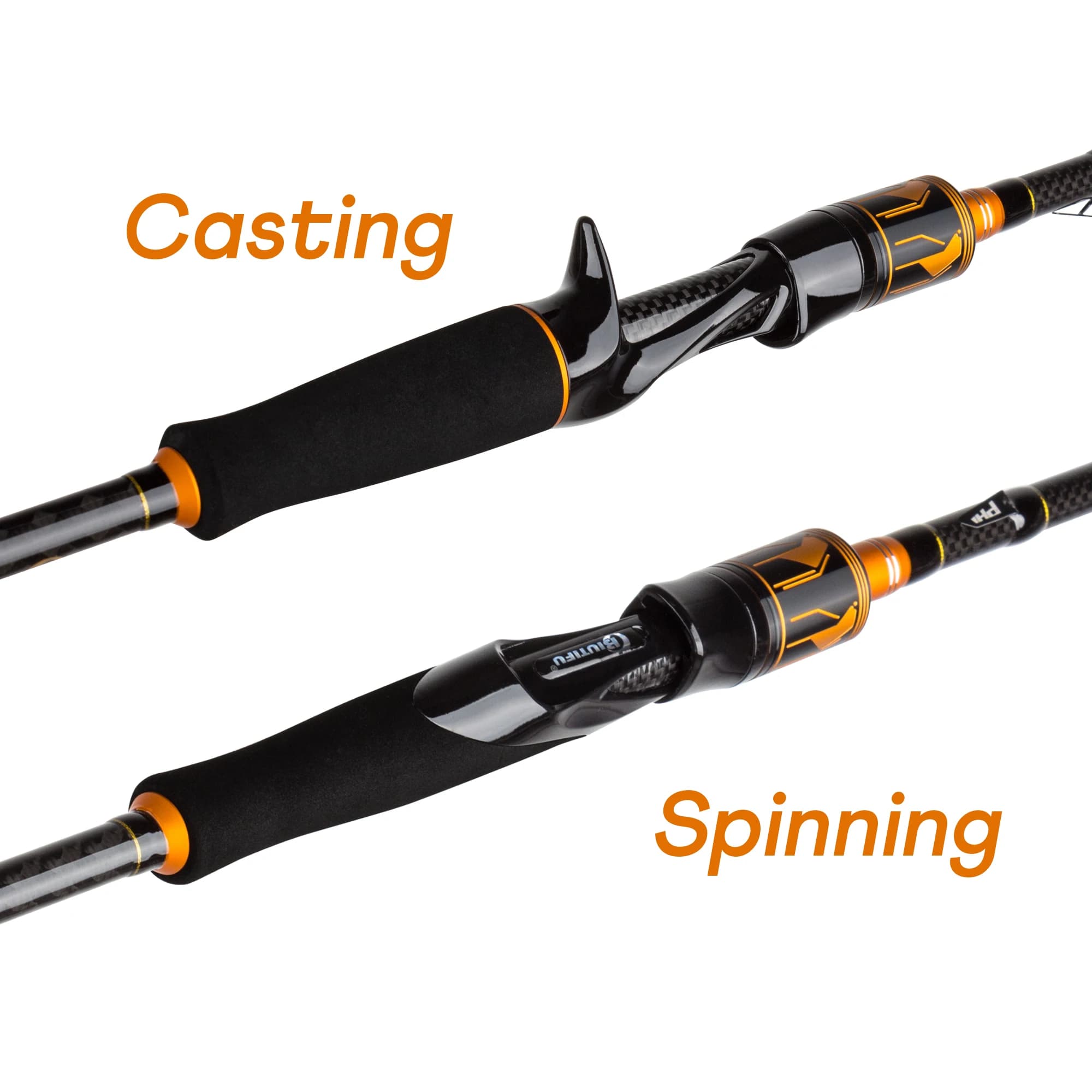 Canne spinning casting BIUTIFU 2 brins 1.8-2.7m carbone T1000 pour leurres 7-80g brochet et perche