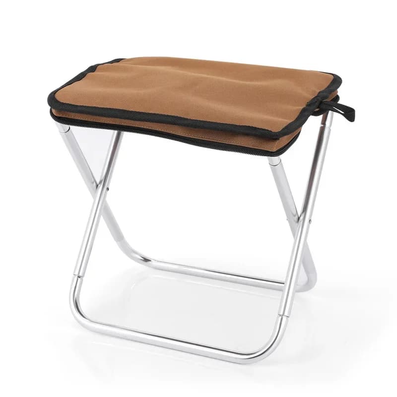 Chaise pliante aluminium toile Oxford portable légère pêche plage pique-nique avec sac
