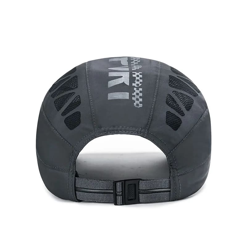 Casquette sport pêche alphabet séchage rapide - Chapeau mesh respirant avec lettrage avant tendance