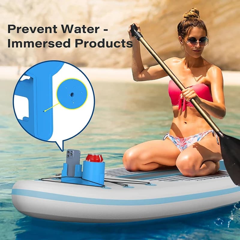 Porte-gobelet PVC pour paddle et kayak - Support de boisson multifonction étanche