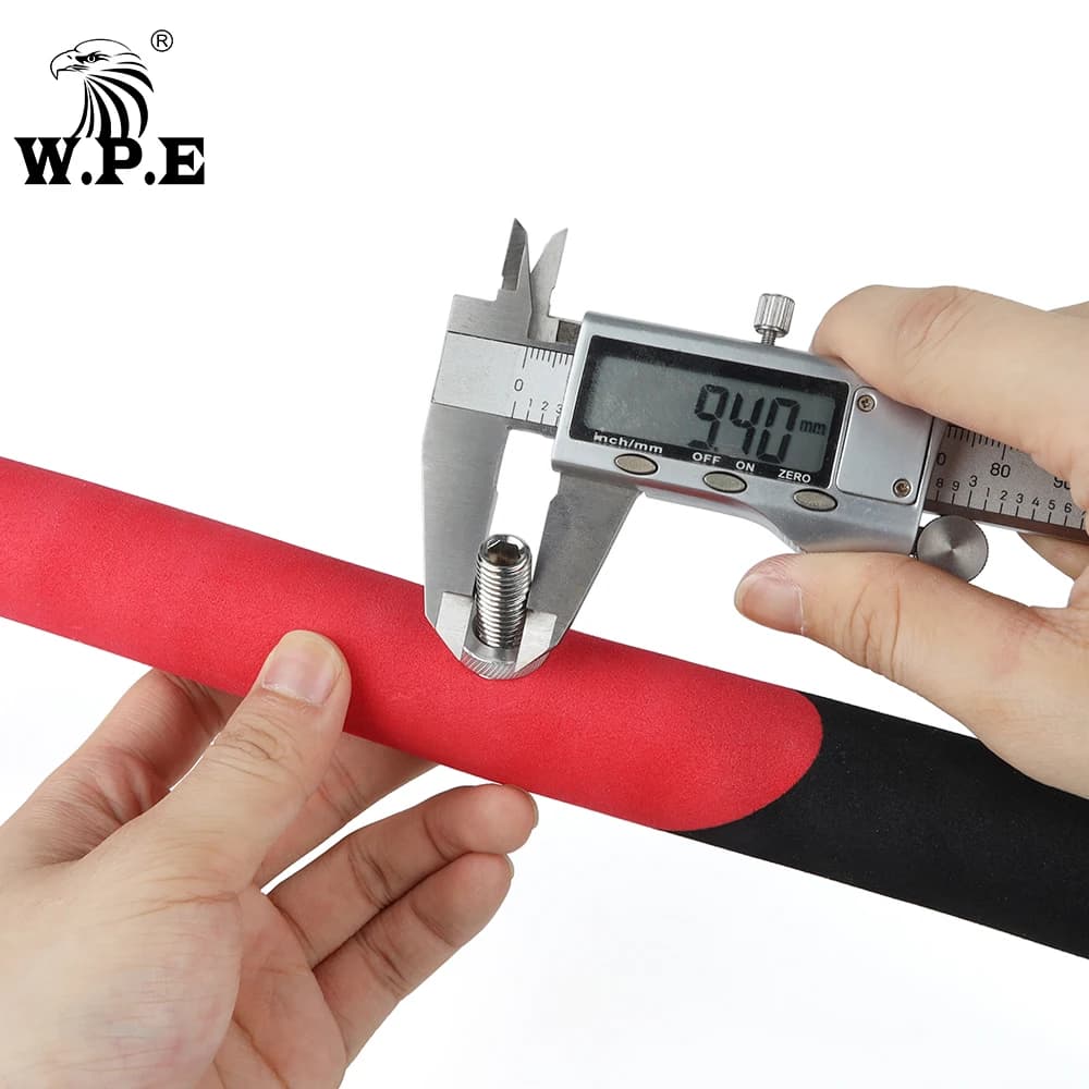 Support de canne à pêche feeder W.P.E réglable 26-60cm avec base EVA pour pêche au feeder confortable