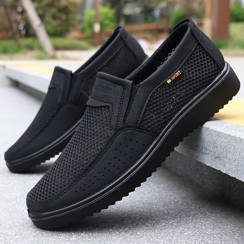 Chaussures de pêche homme respirantes slip-on légères pour activités extérieures et marche confortable