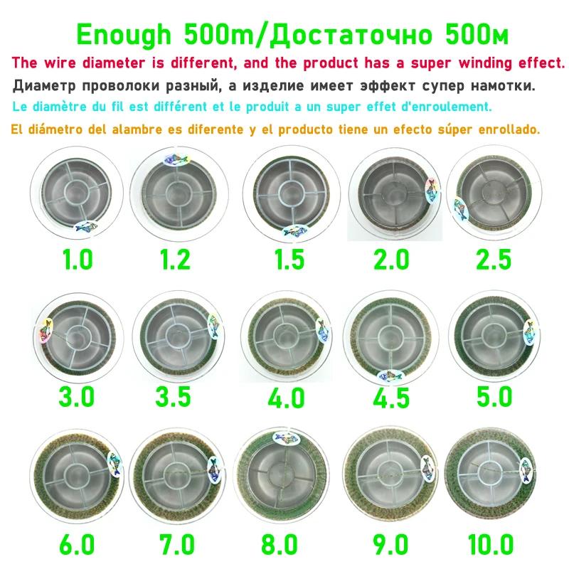 Ligne de pêche carpe 500m fluorocarbone japonais - Invisible 3D pour pêche technique précise