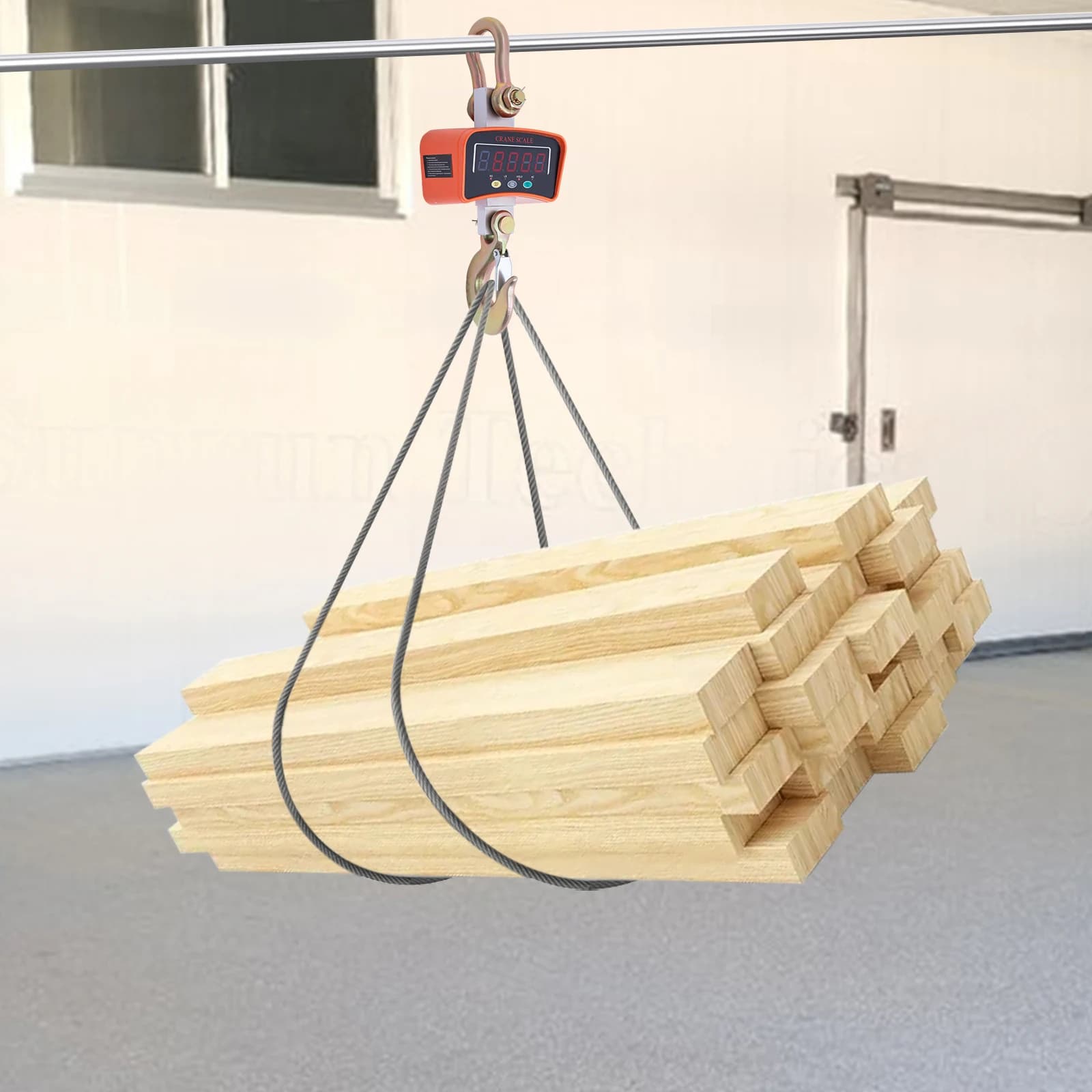 Balance gruge digitale 3000kg avec télécommande - Pèse-lourd industriel pour pêche commerciale et fermes